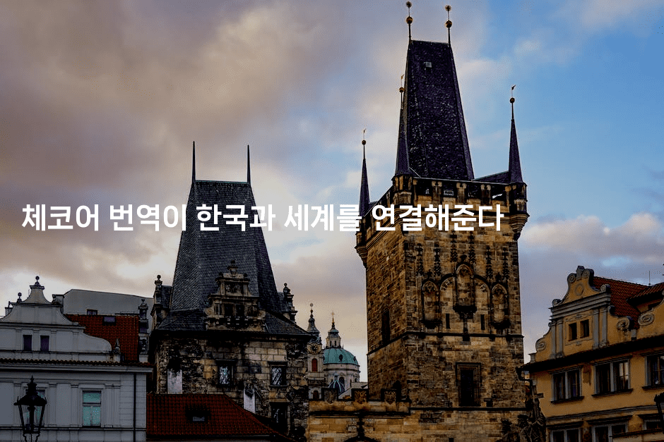 체코어 번역이 한국과 세계를 연결해준다