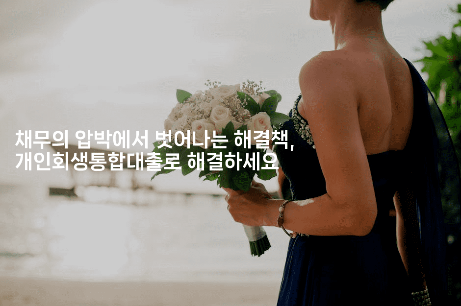 채무의 압박에서 벗어나는 해결책, 개인회생통합대출로 해결하세요-인도네시아나