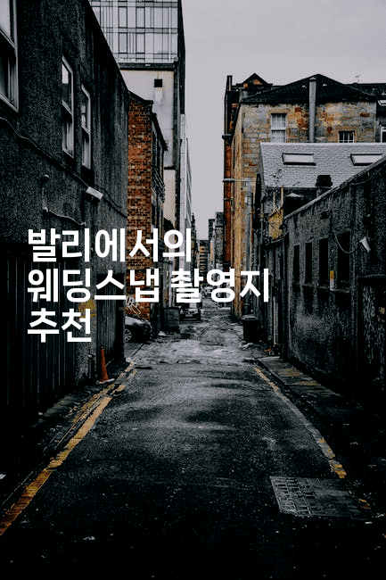 발리에서의 웨딩스냅 촬영지 추천2-인도네시아나