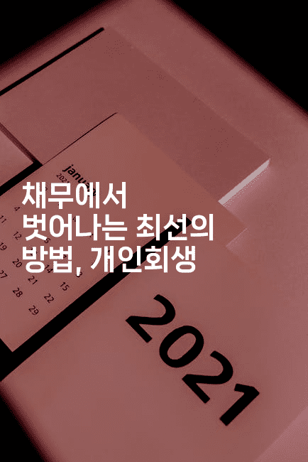 채무에서 벗어나는 최선의 방법, 개인회생-인도네시아나